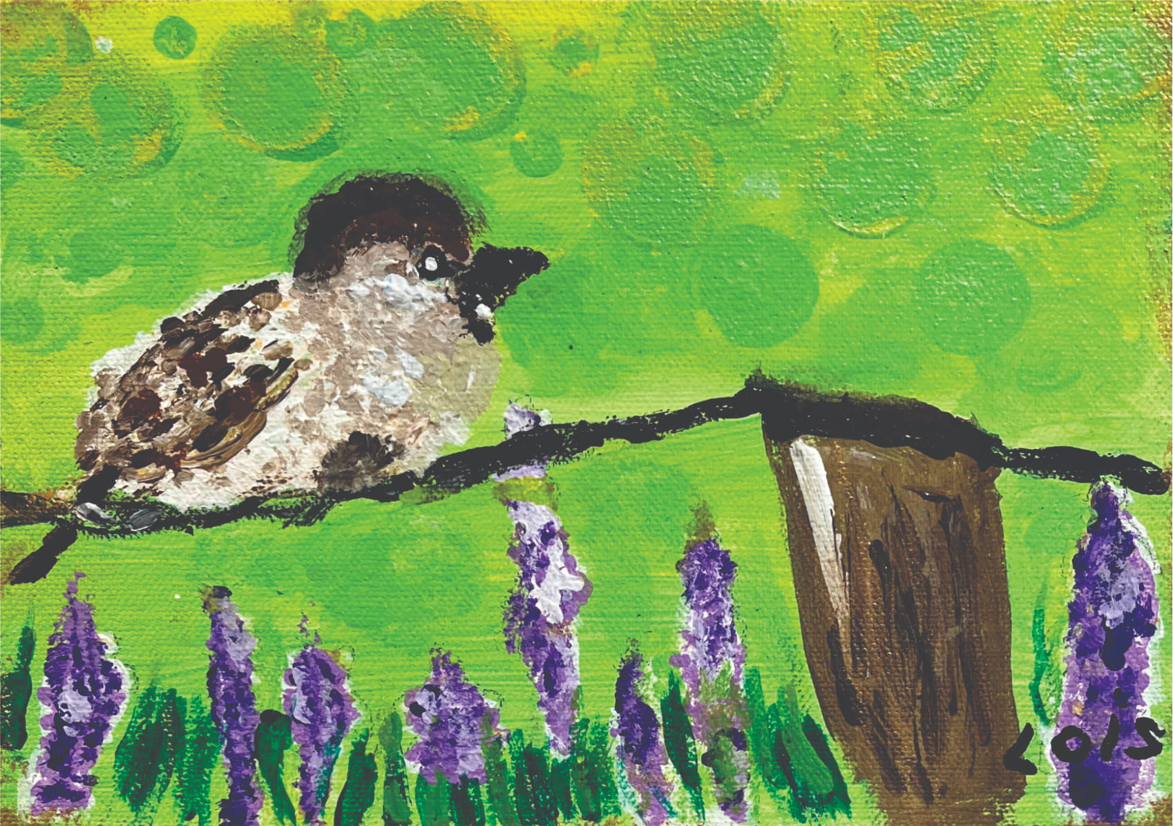 Bird On A Fence